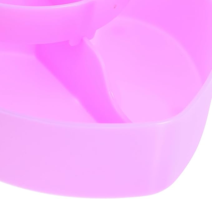 Heart Shaped Travel Jewelry Box for Girls Double Layer Jewelry Organizer with Built-in Makeup Mirror Portable Lightweight Storage for Earrings Rings Bracelets and Hair Accessories