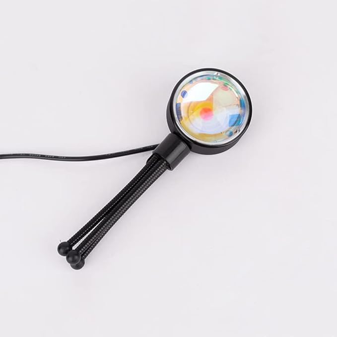 Sunset Lamp, LED Sunset Projection Lamp 16 Color Rainbow Mood Light Romantic Visual Projector with Tripod USB Lights for Living Room Home Decor Christmas Gift