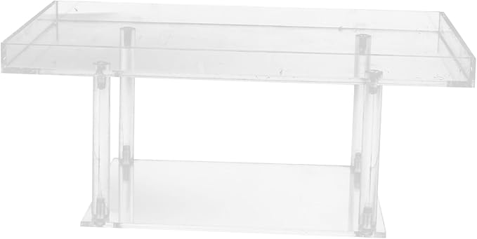 Alipis Transparent Cake Stand Perfume Stand Holder Clear Display Risers Makeup Perfume Organizer Jewelry Display Stand Cake Display Holder Toy Model Stand Acrylic Storage Rack Dessert