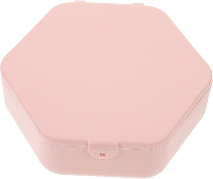 PRETYZOOM Travel Jewelry Organizer with Mirror Portable Makeup and Accessory Storage Box for Women for Earrings Hair Ties and Cosmetics Stylish Design