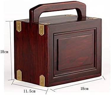 Storage Box Home Wood Vintage Decorative Organizer Jewelry Makeup Collections Treasure Chest