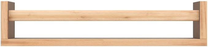 Gneric Floating Shelves for Wall, Burlywood Nursery Book Shelves, 15.7 inch Kids Bookshelf, Wall Shelves for Living Room Bedroom Decor,Kitchen Spice Rack,Bathroom Storage Rack(2 Pack)