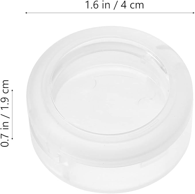 8pcs Single Empty Eyeshadow Case,Eyeshadow Storage Box, Empty Magnetic Eyeshadow Box,Cosmetic Makeup Organizer Holder,Travel Eyeshadow Container for Women Girls, 4x3.8cm, White