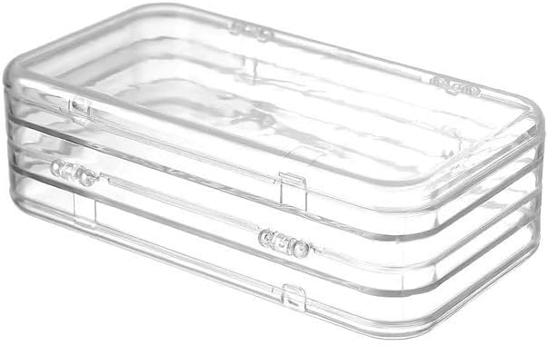 Transparent Tri-Fold Storage Box, Acrylic Jewelry and Nail Organizer with Multiple Compartments, Portable Design