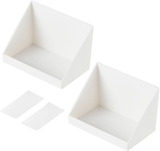 2sets Makeup Organizer Wall Storage Rack Bathroom Accessory Vanity Organizer