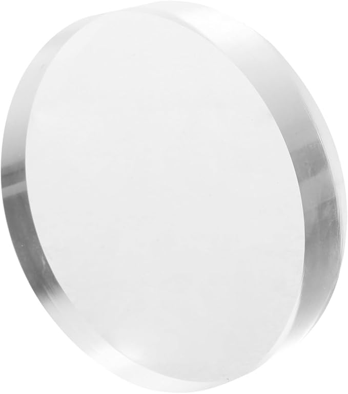 Round Acrylic Makeup Organizer Jewelry Tray Travel Makeup Holder Craft Model Display Rack