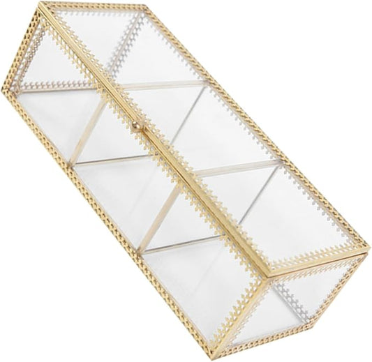 Jewelry Holder Organizer Trinket Storage Box Compartment Makeup Organizer Sections