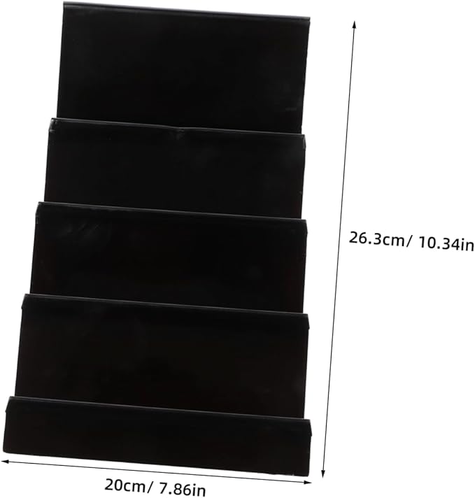 SOLUSTRE 2pcs Elegant Simple Display Stand Acrylic Purse Display Racks Makeup Storage Organizer