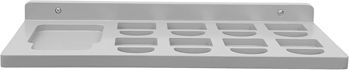 PHOENANCEE Floating Shelves for Little Tikes Story Dream Machine,Wall Shelf for Little Tikes Projector Books Audio Play Character Storage Tray Organizer for Toddlers Kids Girls Boys,Oak(Gray White)