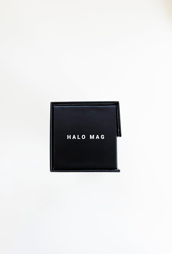 HALO EDITION Mag 2 Sunset Lamp - The Original - Portable Battery Light, Designed by Mandalaki in Italy, Dimmable LED Lamp, Flashlight, Magnetic System, USB-C Cable, Suspension Kit, IP54, 142x28 mm