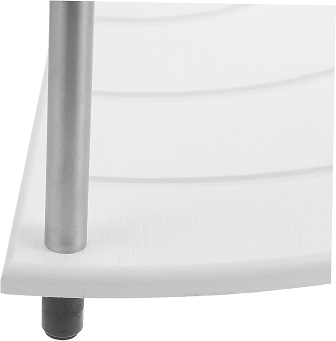 GLEAVI Multi Tier Diatom Corner Storage Shelf for Bathroom Counter Stylish Makeup Organizer Space Saving Design Easy to Clean Construction for Skincare and Vanity Essentials