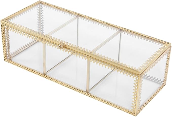 BESPORTBLE Jewelry Box Compartments Organizer for Vanity Storage Organizer Makeup Brush Holder