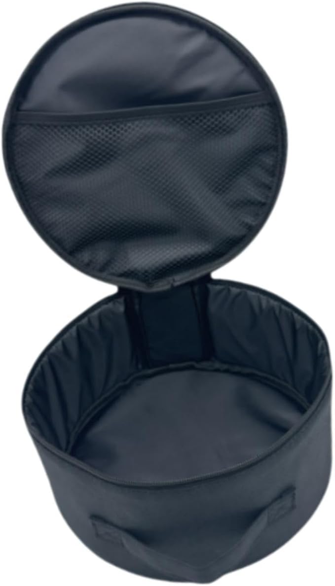 Folding Fan Storage Bag Makeup Bag Multipurpose Dustproof with Zipper Portable Fan Handbag for Camping Travel Outside Picnic, 10inch