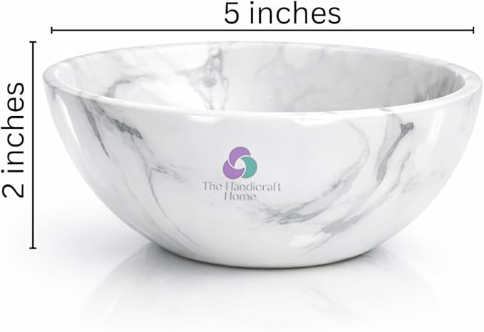 Elegant Handcrafted Resin Bowl – Glossy Amber Finish Decorative & Functional Use | Resin Decorative Bowl Centerpiece Table Decorations, Fruit Basket for Coffee Table, Kitchen Decor (Black & White)