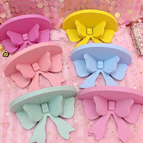 Kawaii Wood Floating Shelf - Kawaii Wall Decor for Pink Room (Yellow)