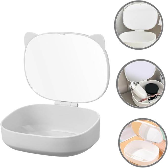 VALICLUD Cosmetic Organizer Box Hair Tie Organizer Portable Hair Clip Holder Jewelry Box Fashion Design