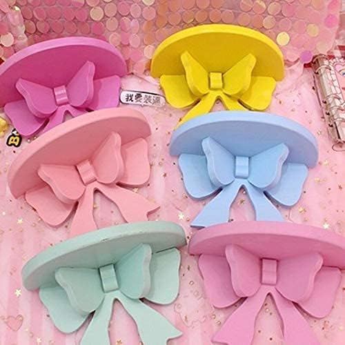 Kawaii Wood Floating Shelf - Kawaii Wall Decor for Pink Room (Yellow)