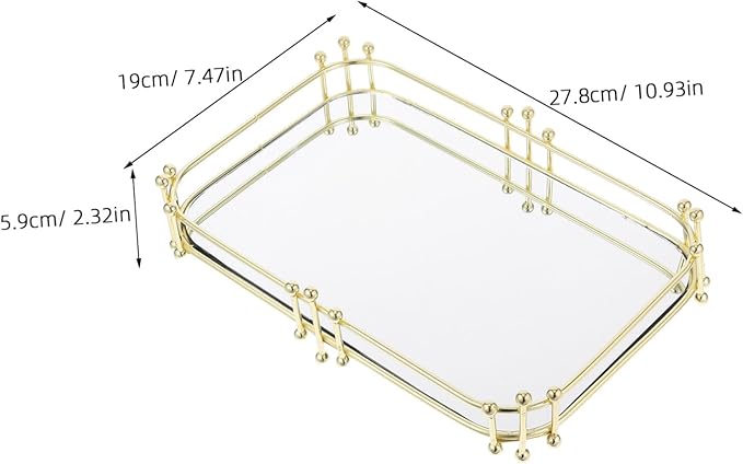 Perfume Organizer Vanity Accessories Bathroom Vanity Decor Makeup Organizer Makeup Trays Countertop