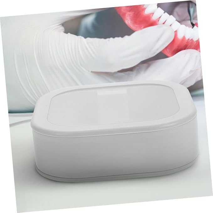 PartyKindom 4pcs Portable Jewelry Box Hair Tie Organizer Storage Box Earring Case and Cosmetic Organizer Multi-function Visible Earring for Travel Home Dressing Table White