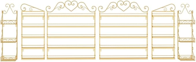 Metal Wall-mounted Nail Polish Storage Racks Wall-mounted Nail Polish Stand Storage Box, Retail Store Metal Nail Polish Storage Display Rack Display Rack Lipstick Perfume, Suitable for Nail Shop/Salon