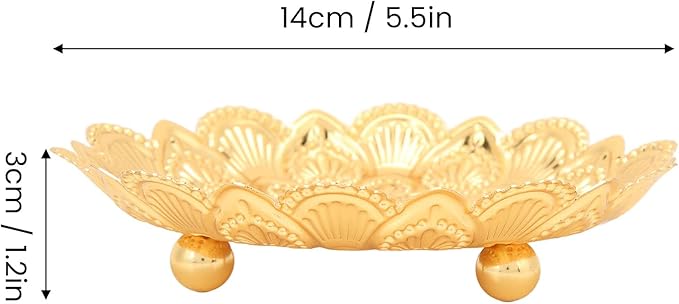 Jewelry And Make Up Organizer Vintage Decorative Tray Dessert Plate Jewelry Dish Snack Tray Key Bowls For Tableware Bar Cafe