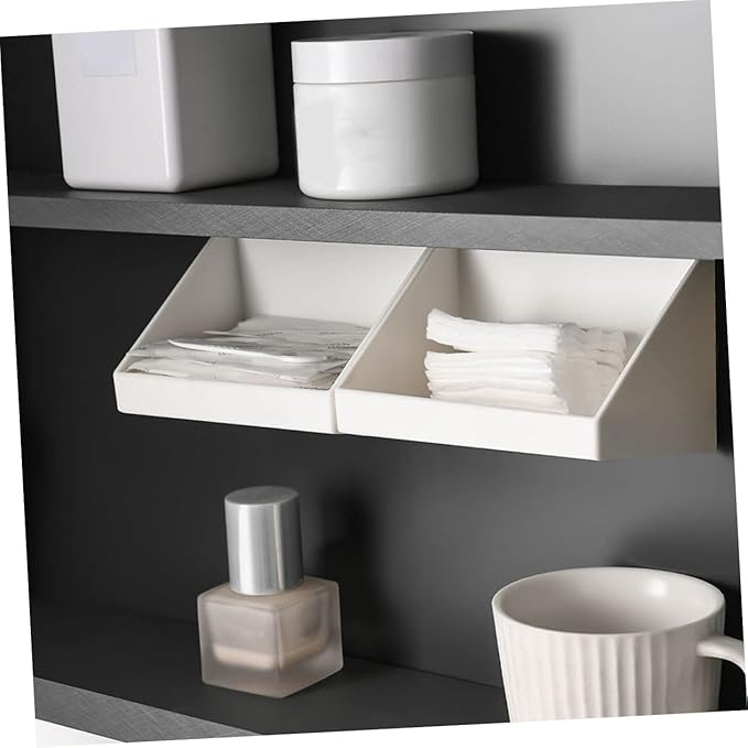 2sets Makeup Organizer Wall Storage Rack Bathroom Accessory Vanity Organizer