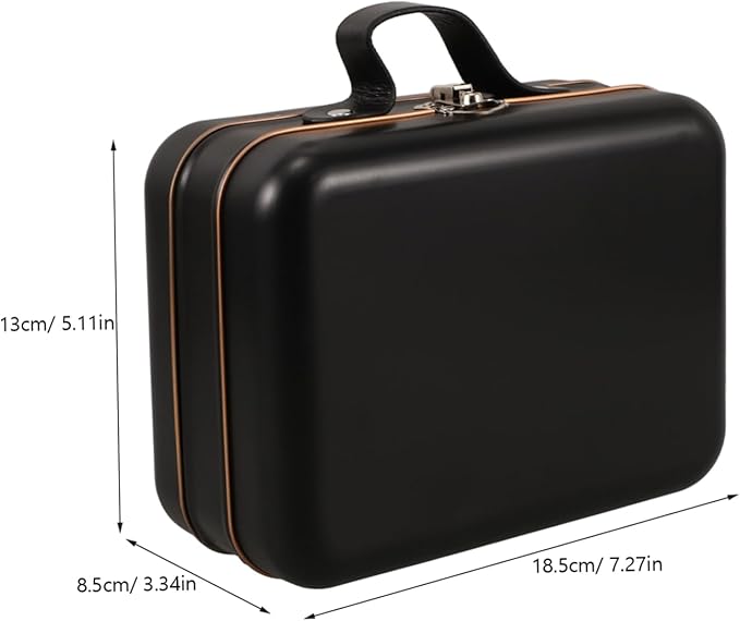 ULTECHNOVO Multipurpose Storage Bin Toy Suitcase for Boys and Girls Makeup Organizer Iron Material Mini Suitcase Box