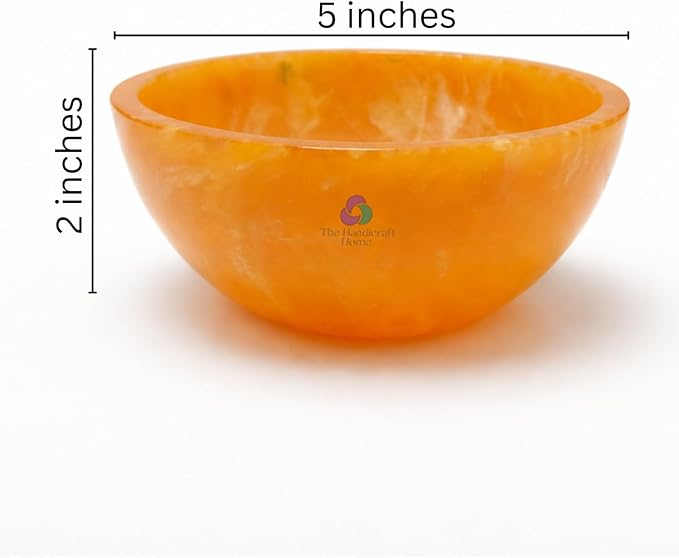Elegant Handcrafted Resin Bowl – Glossy Amber Finish Decorative & Functional Use | Resin Decorative Bowl Centerpiece Table Decorations, Fruit Basket for Coffee Table Décor, Kitchen Décor (Orange)