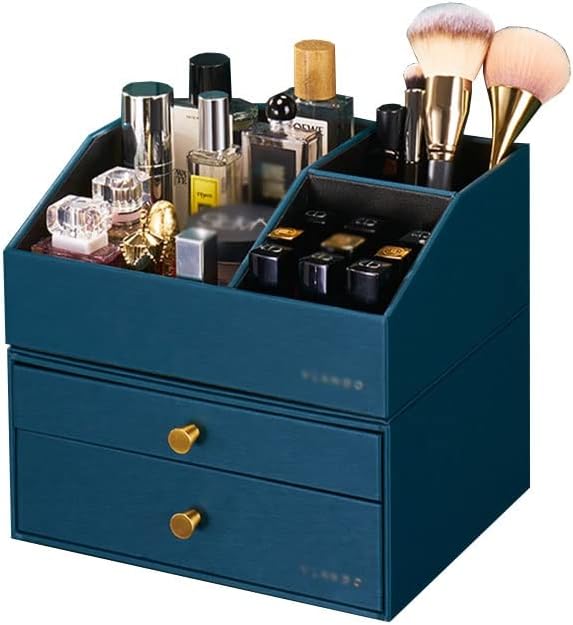 Makeup Organizers Jewelry Box Storage Box Cosmetic Box Ring Earring Necklace Bracelet Storage Box Lining Flocking Jewelry Case (Size : C) (A)