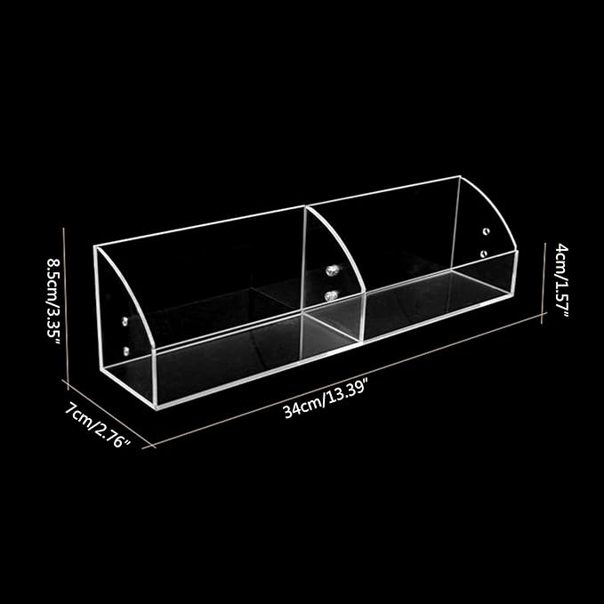 Clear Display Risers Stand Acrylic Display Shelf 1 2 3 Tiers Organizers For Dessert Figures Makeup