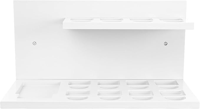 PHOENANCEE Floating Shelves for Little Tikes Story Dream Machine,Wall Shelf for Little Tikes Projector Books Audio Play Character Storage Tray Organizer for Toddlers and Kids Girls Boys,Pine(White)
