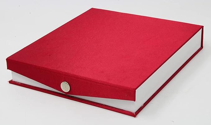atorakushon Satin Maroon 1 Piece Jewellery Box Make Up Box Necklace Pouches Earrings Studs Organizer Box for Travelling Organizer For Women And Girls