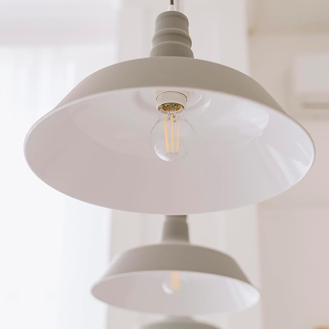 Maxxima G25 LED Light Bulb Globe Filament Bulb - 40 Watt Equal, 500 Lumens 2700K Warm White, E26 Standard Edison Vanity Bulb, Great for Kitchen, Living Room, and Bathroom, Non-Dimmable, 120V - 6 Pack
