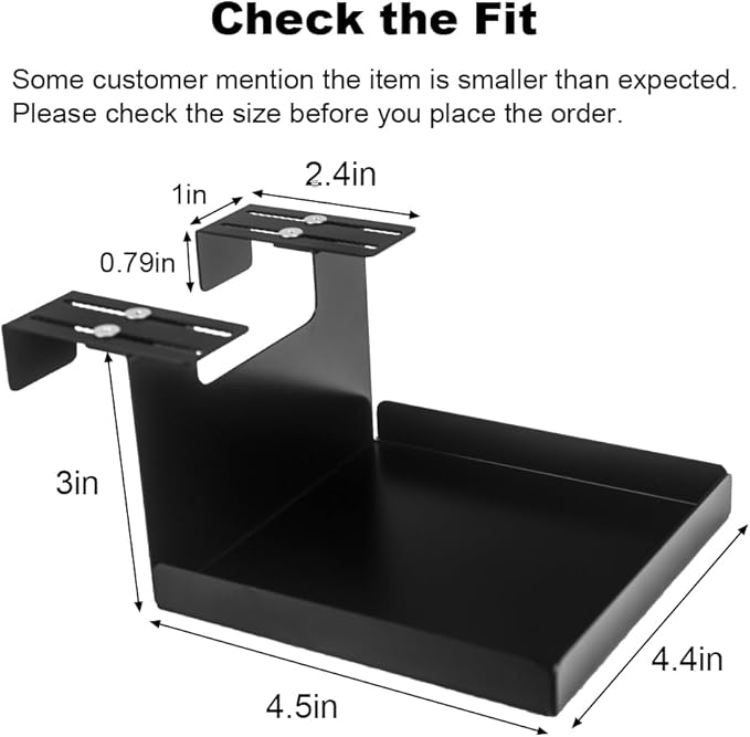 Office Small Cubicle Shelf Storage Organizer Floating Corner Rack Hanging Mini Shelf Adjustable Home Office Essentials for Small Planter Statue Decor Photo Frame 2 Pack