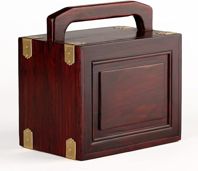 Storage Box Home Wood Vintage Decorative Organizer Jewelry Makeup Collections Treasure Chest