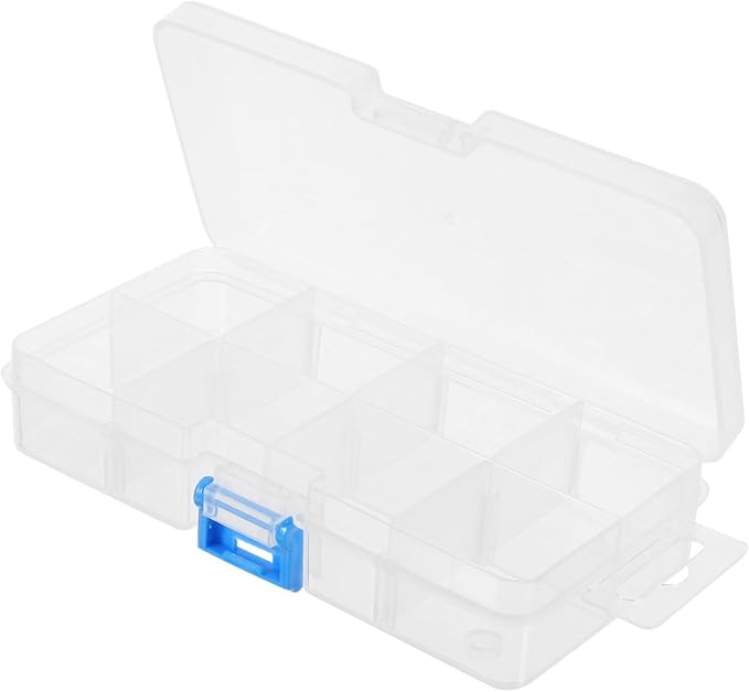 Mikinona Slot Manicure Tool Storage Box Lids Nail Polish Organizer for Desktop Jewelry Box Organizer Makeup Display Stand Sturdy Portable