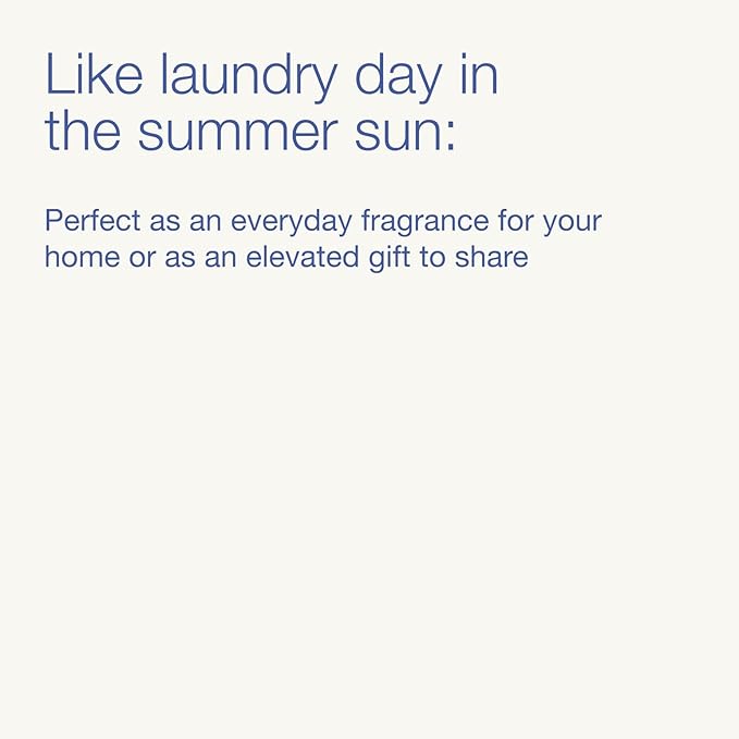 Bath & Body Works Sun-Drenched Linen 3-Wick Candle - Scented Candle for At-Home Use - Long-Lasting, Room-Filling Fragrance - High Fragrance Oil Concentration - Soy Wax Blend