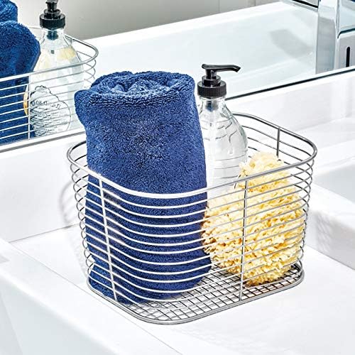 iDesign Vienna Vanity Cosmetics and Makeup Storage, Bathroom, Countertop, and Desk, Set of 1, Basket - Small