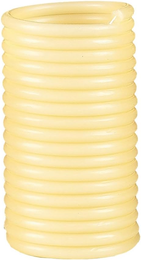 Candle by the Hour 80-Hour Citronella Candle Refill, Eco-friendly Natural Beeswax with Cotton Wick,Yellow