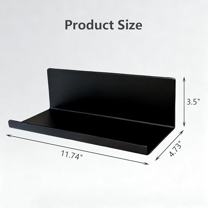 Magnetic Pegboard Shelf Metal Peg Board Organizer Steel Tray Magnetic Fridge Shelf Flat Display Shelf Wall Floating Shelf for Whiteboard Home Classroom Garage Craft Room