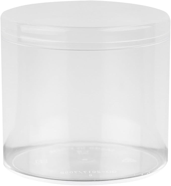 KissYou Acrylic Box with Lid Round Clear Storage Box Organizer Container Acrylic Circle Display Case Graduation Wedding Birthday Candy Boxes Party Decoration Cake Stand