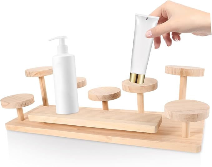 WOONEKY Cosmetics Display Stand Perfume Shelf Display Shelf for Vendors Makeup Holders Organizers Perfume Organizer Vanities