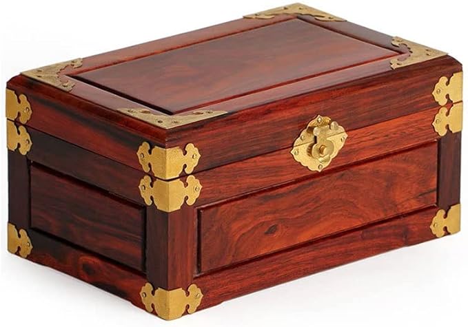 Makeup Organizers Chinese Retro Jewelry Box Storage Box Cosmetic Box Ring Earring Necklace Bracelet Watch Small Jewelry Storage Box Jewelry Box Jewelry Case