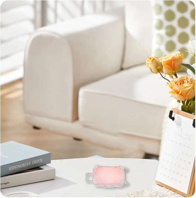4Pcs 2 Colours Mini Suitcase Party Favor Gift Box Plastic Mini Luggage Empty False Lash Packaging Candy Case Storage Organizer ABS Travel Tool for Eyelashes Makeup Travel Accessories Women