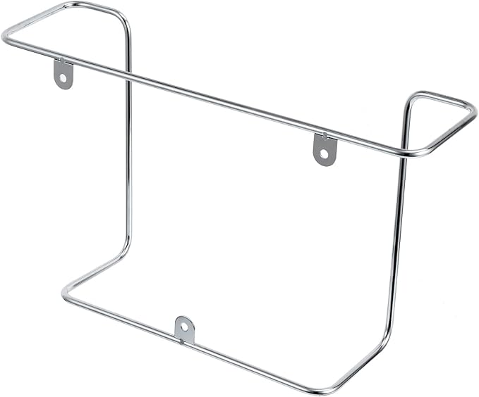 MyGift Modern Metal Wire Wall Mounted Vinyl Records Storage Racks, Hanging LP Record Holders, Floating Album Cover Display Shelves, Set of 2 (Silver-2 Pcs)