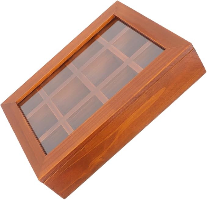 Rustic Charm Wooden Storage Box Compartment Jewelry Holder Decorative Makeup Organizers and Storage