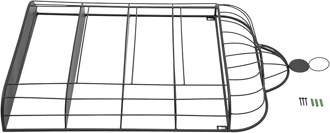 4-Tier Nail Polish Wall Racks 20 * 37 Inch Hold Up to 200 Bottles Birdcage Iron Nail Polish Shelf Organizer Wall Mounted 4 Rows (Black)