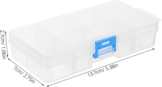 Mikinona Slot Manicure Tool Storage Box Lids Nail Polish Organizer for Desktop Jewelry Box Organizer Makeup Display Stand Sturdy Portable