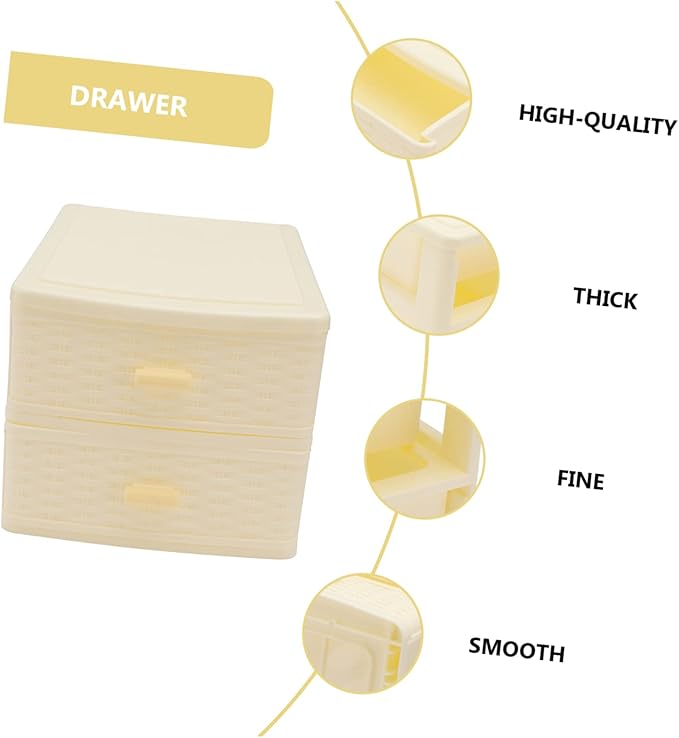 Zerodeko 1pc Type Makeup Storage Box for Jewelry and Cosmetics Stylish Desktop Organizer for Dormitory and Home Use Design