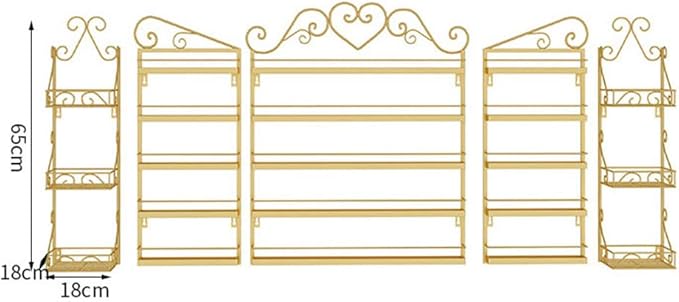 Metal Wall-mounted Nail Polish Storage Racks Wall-mounted Nail Polish Stand Storage Box, Retail Store Metal Nail Polish Storage Display Rack Display Rack Lipstick Perfume, Suitable for Nail Shop/Salon